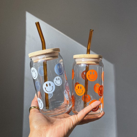 Glass Straw for Beer Can Glass and Jar Mugs Aesthetic -  Israel