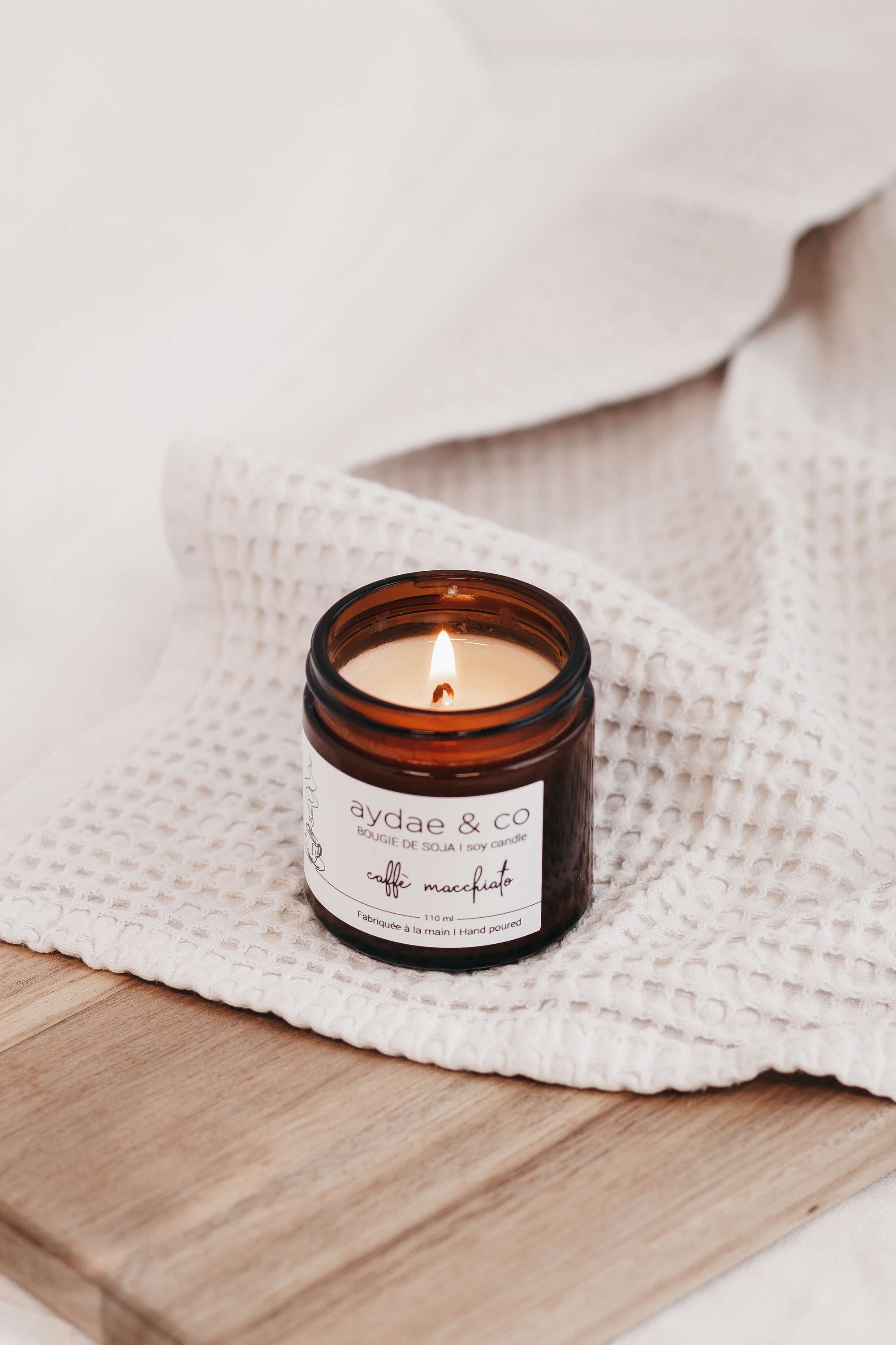 Caffè Macchiato - Bougie de Soja/Espresso Soy Candle Chandelle