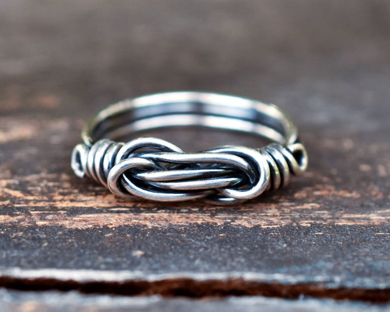 Knot Ring Promise Ring Infinity Knot Ring for Girlfriend Etsy