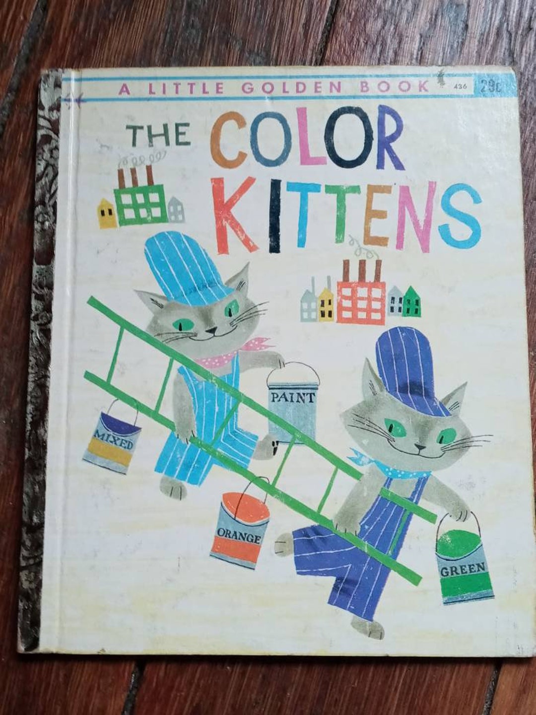 The Color Kittens Golden Book Etsy