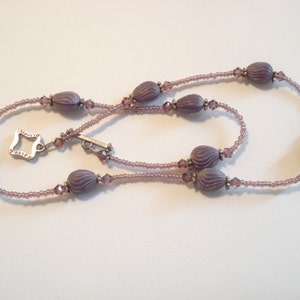Beautiful MARCIA FOSSEY Historical Antique Trade Beads Vintage Necklace