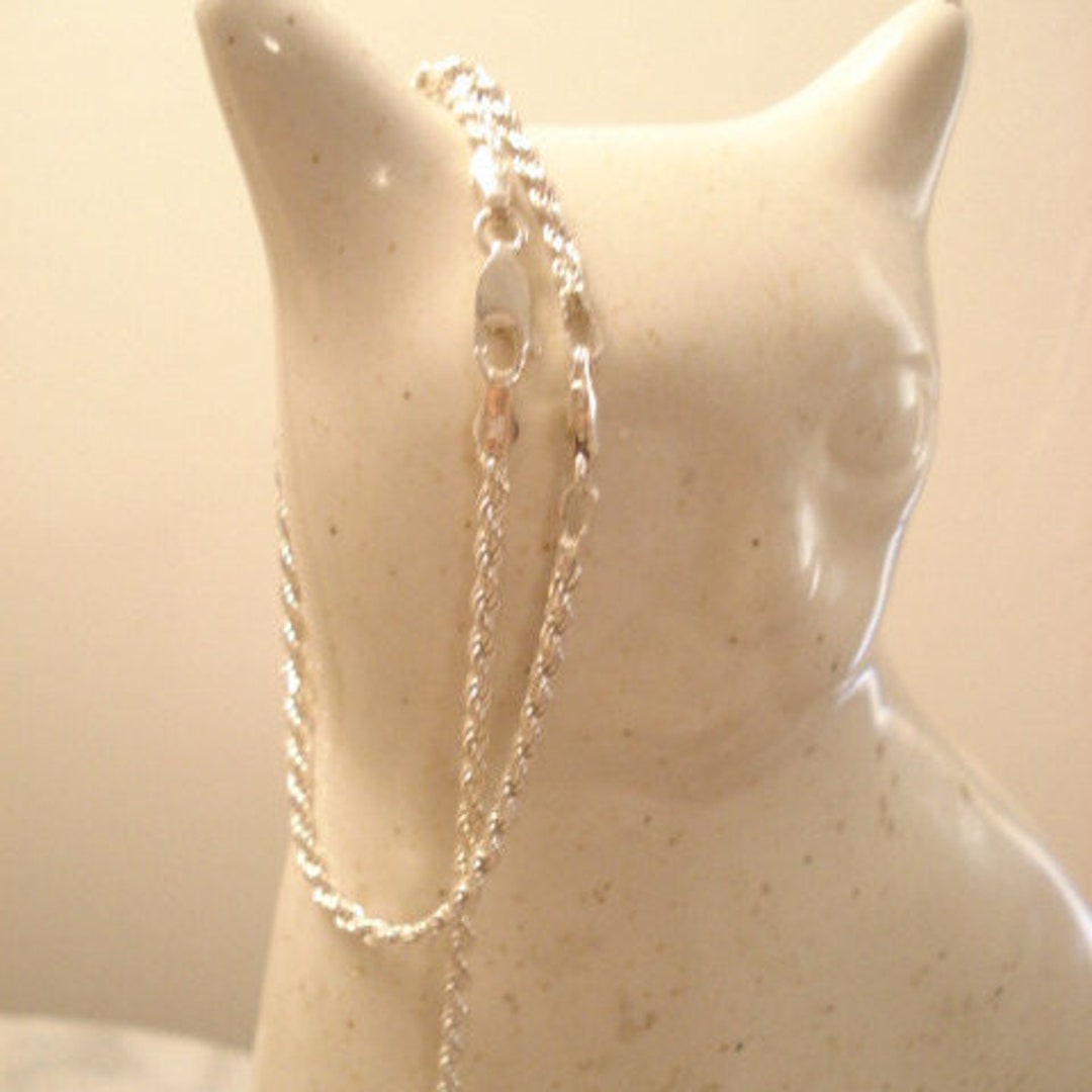 Rope Necklace and Bracelet Matching Set Like New Vintage Etsy