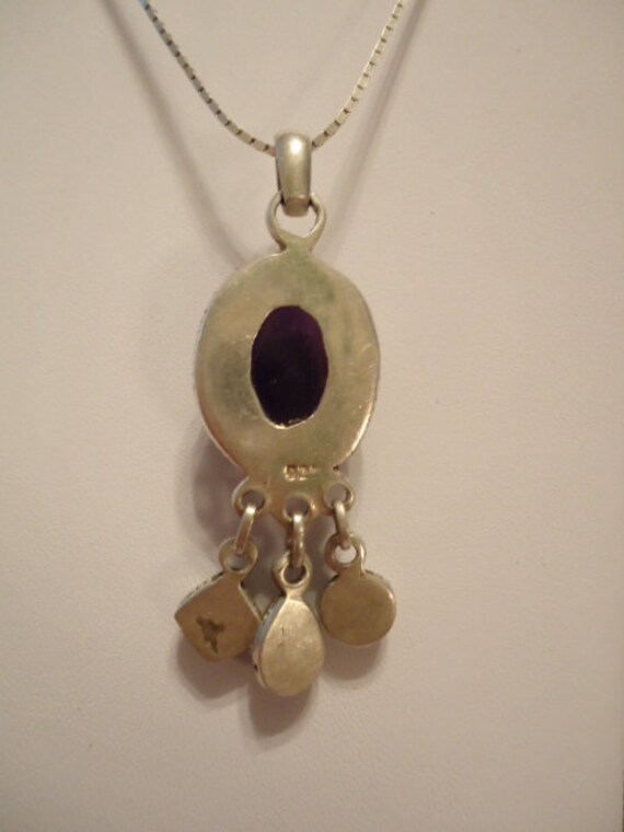 Exquisite Amethyst And Citrine Older Vintage Neck… - image 9