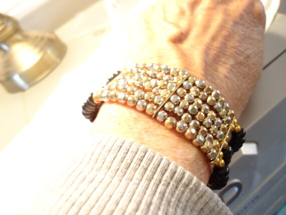 Vintage Multi-Strand Calypso Studios Bracelet Wit… - image 6