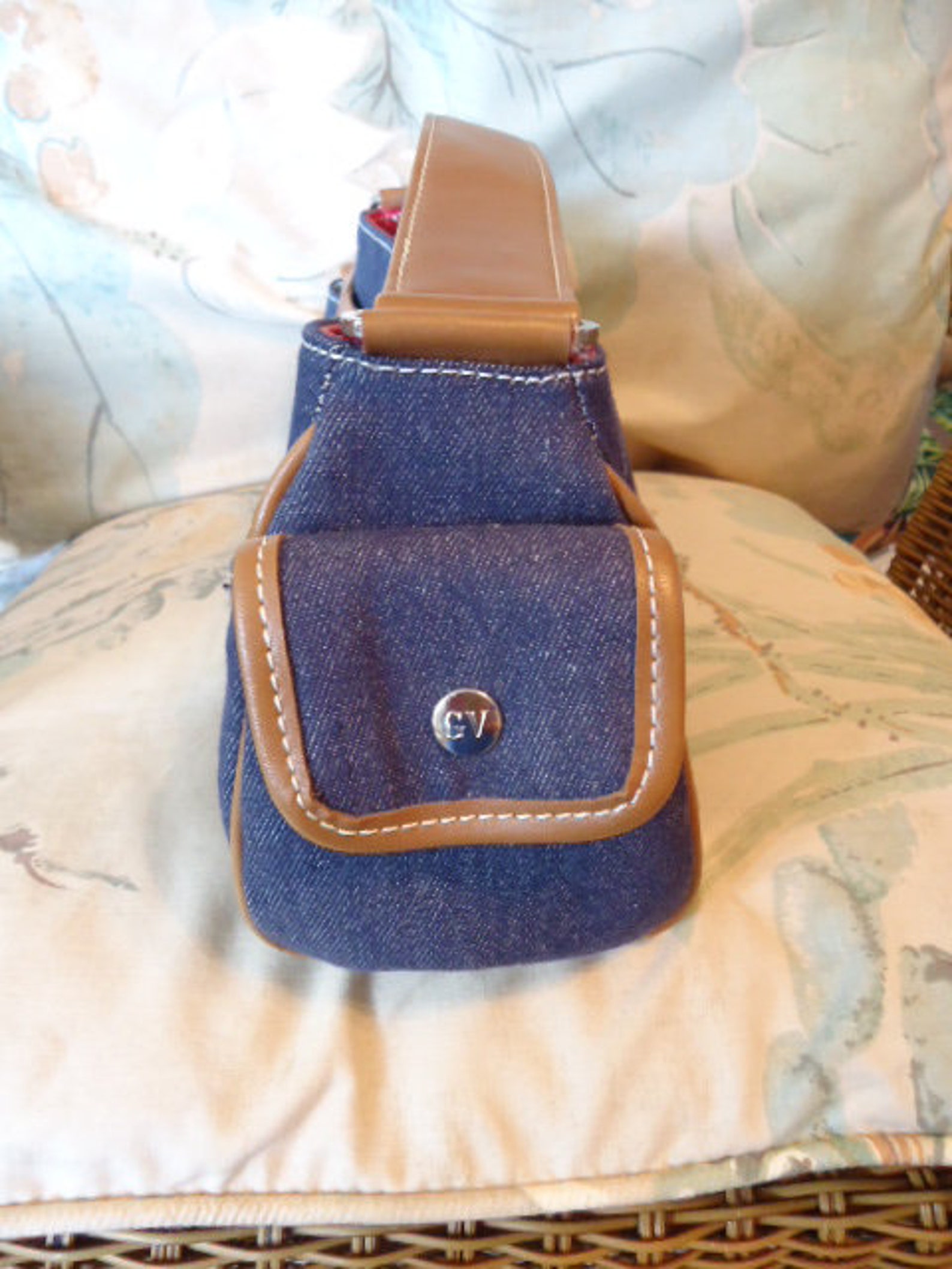 Vintage Denim GLORIA VANDERBILT Purse/handbag Etsy