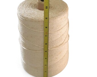 tobacco twine for sale Vintage tobacco twine on textile cone all cotton 3 ply, crafting crocheting  supplies, use with hand crafts, weight 5 lbs, package string