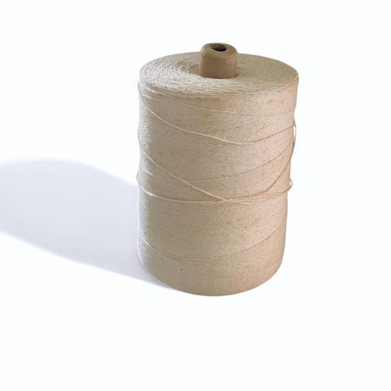 tobacco thread Vintage Tobacco Twine on Textile Cone All Cotton 3 Ply, Crafting Crocheting  Supplies, Use With Hand Crafts, Weight 5 Lbs, Package String