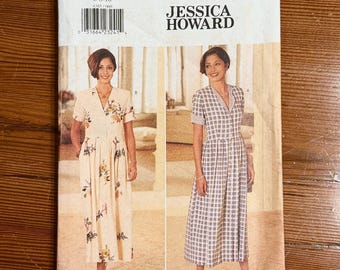 Butterick 4385 Sewing Pattern, Jessica Howard Tea Length Dress , Sizes 6 8 10, UNCUT Never Used