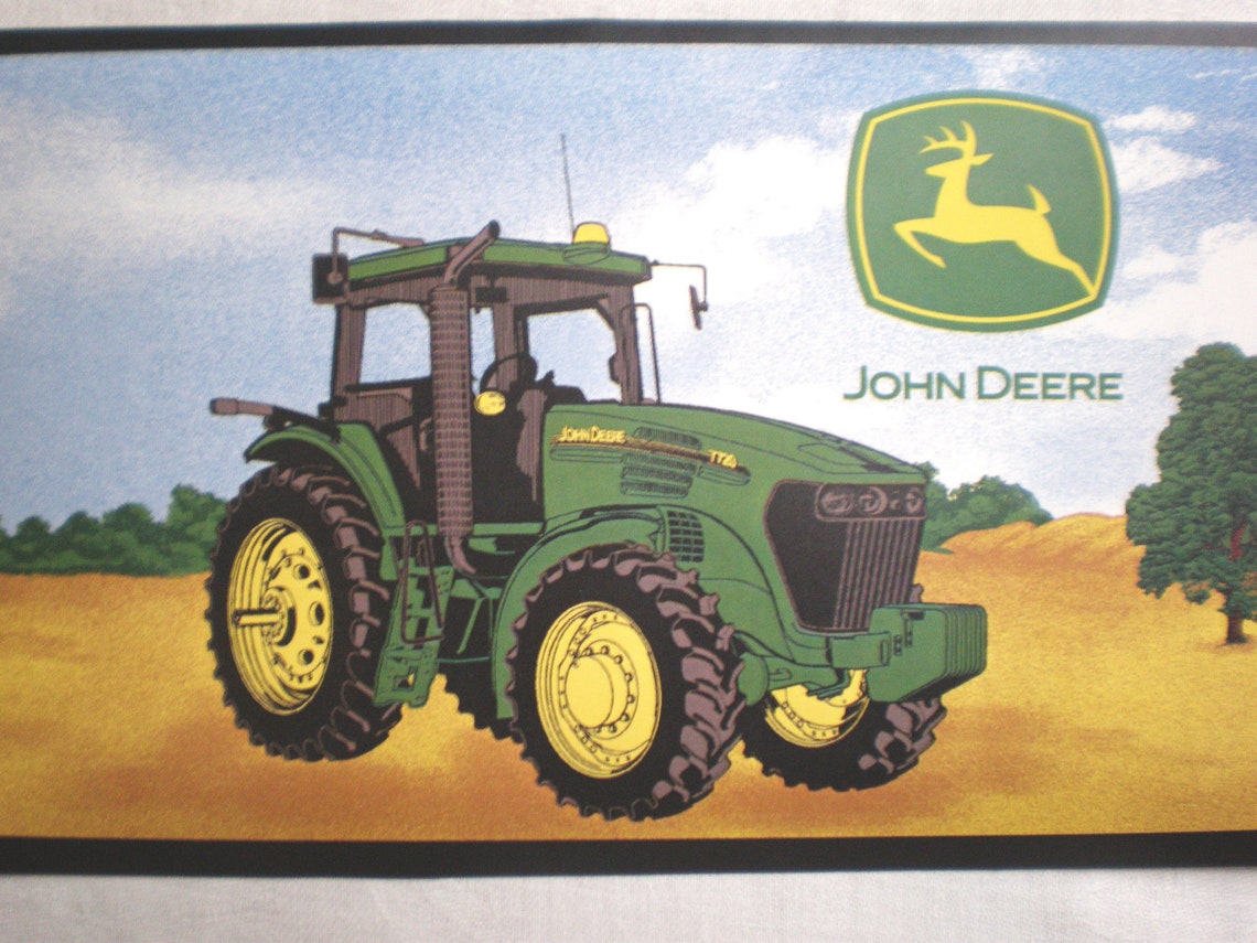 6 Rolls John Deere Tractor Wallpaper Border Etsy