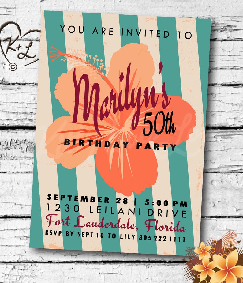 PRINTABLE Birthday Party Invitation Bridal Shower Bachelorette - Etsy