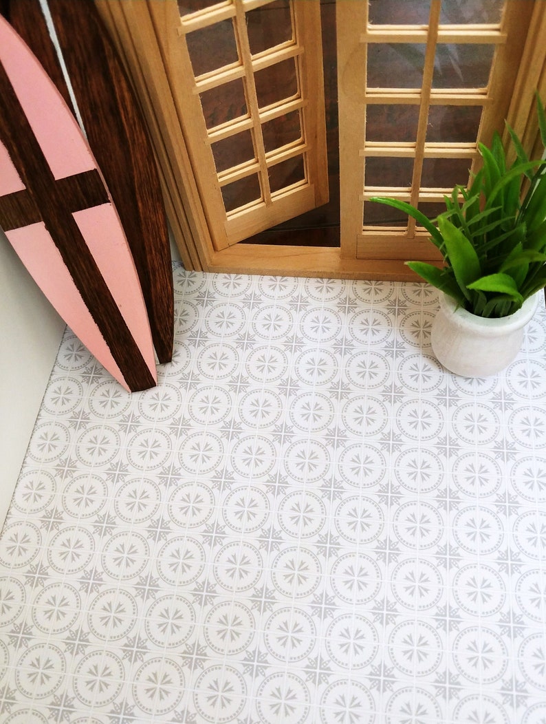 Printable Dollhouse Ground Grey tone Mexican Tile cement Prompt Obtain farmhouse ground breaking lavatory 1:12 electronic Do it yourself Miniature kitchen area picture regarding Printable Dollhouse Flooring called Printable Dollhouse Ground Grey tone Mexican Tile cement Instantaneous Obtain farmhouse progressive lavatory 1:12 electronic Do it yourself Miniature kitchen area