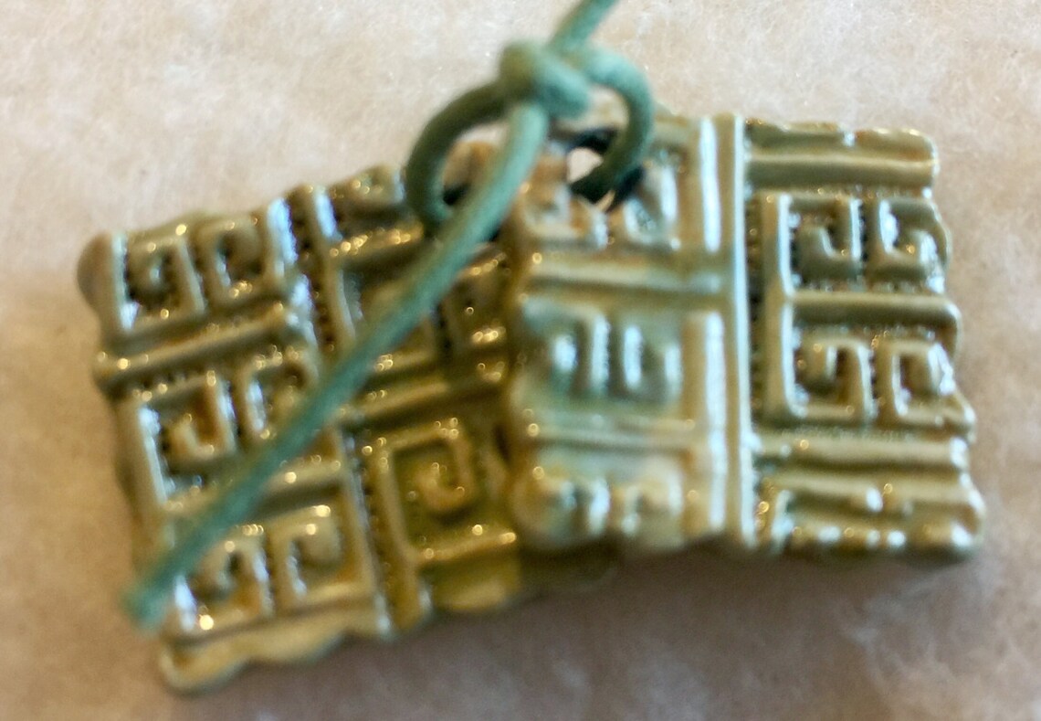 Ceramic Components, Earring Pieces, Geometric Shapes, Set of 2, Ceramic