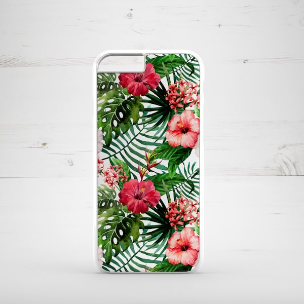 iPhone 6 Case iPhone 5c iPhone 5s iPhone 6 plus cover - Floral Flowers Tropical Exotic - PC0003