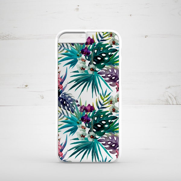 iPhone 6 Case iPhone 5c iPhone 5s iPhone 6 plus cover - Floral Flowers Tropical Exotic - PC0001
