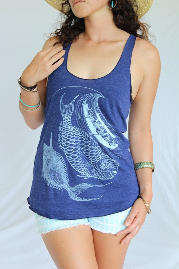 Outrigger Canoe Tank Giant Uhu Parrotfish top and Kala Etsy