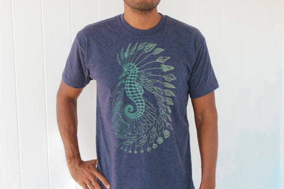 Camiseta De Cuello Alto Para Tops Hombre Ocean Octopus Estampado Digital Camiseta De Cuello Alto Para Tops Hombre Ocean Octopus Estampado Digital