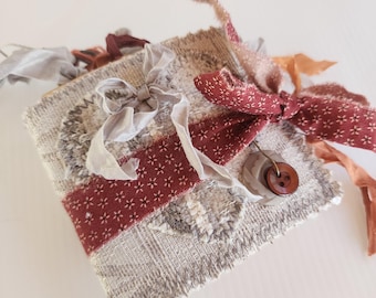 Mini Fabric-Covered Junk Journal