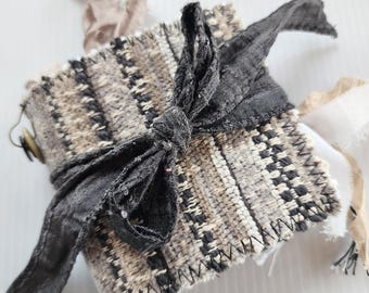 Gray and Taupe Mini Junk Journal