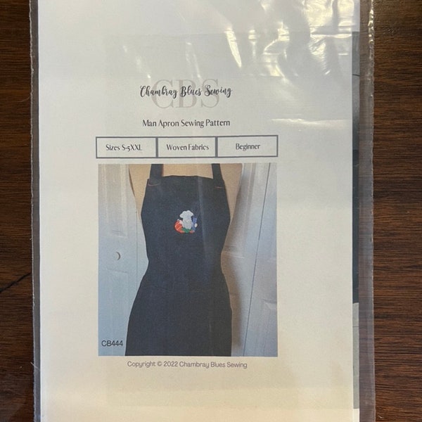 Heavy Duty Apron Sewing Pattern by Chambray Blues Sewing