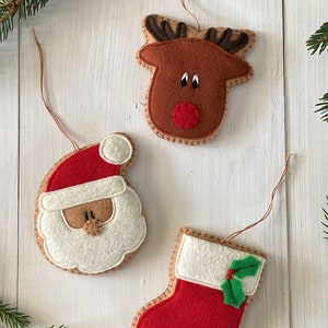 Christmas Felt Ornaments / Christmas Decorations / Tree | Etsy