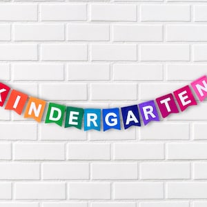 Back to School K-5th Grade banner Classroom Decoration, 1st day of school photo prop