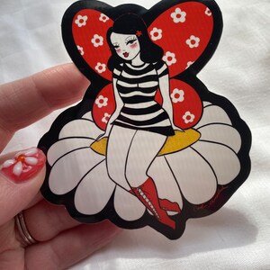 Daisy fairy sticker