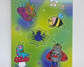 bug sticker sheet