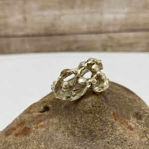 Vintage Handmade 925 Sterling Silver  Ring!! Size 6 1/2
