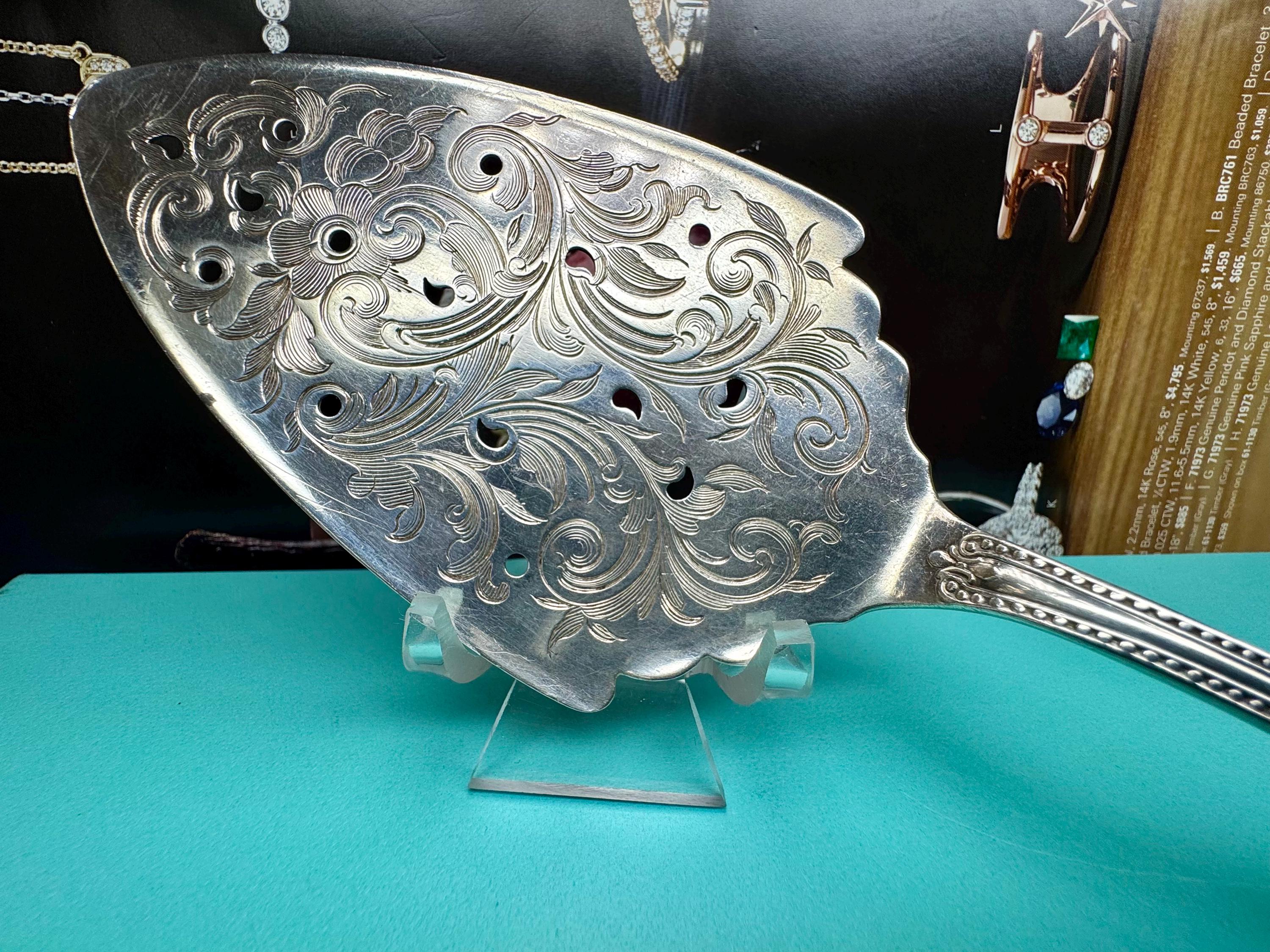 Vintage Tiffany & Co. Pierced 925 Sterling Silver 9