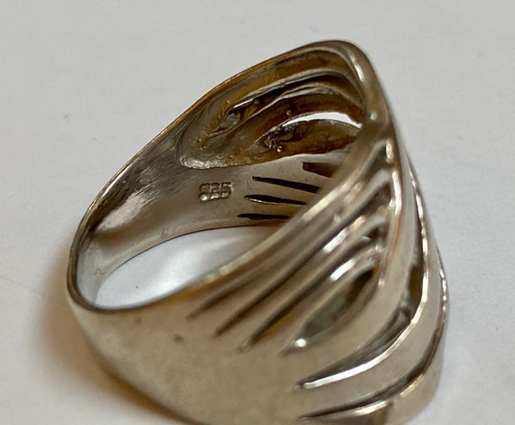 NF Thailand 925 Sterling Silver Twisted Women's R… - image 8