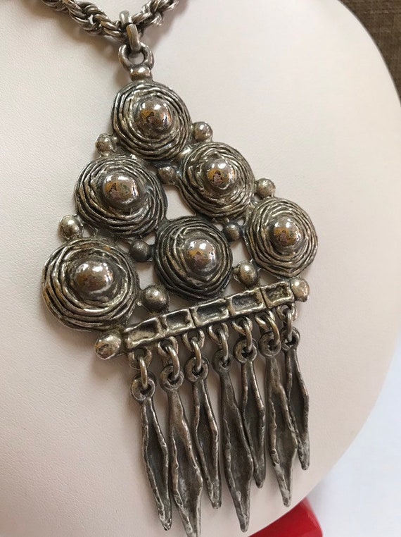 Heavy Solid Mexico 925 Sterling Silver Women's Ne… - image 4