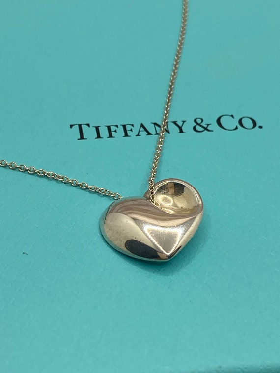 Authentic Tiffany & Co. 925 Sterling Silver Puffe… - image 6