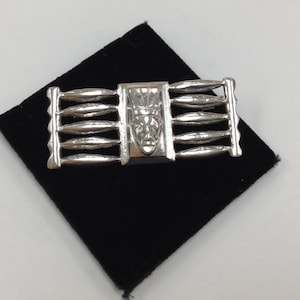 Vintage Mexico 925 Sterling Silver Brooch !!!  Free US Shipping!!!