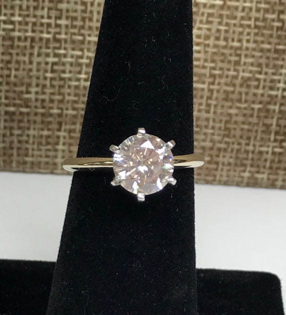 2CT/8mm  High Quality  Round Moissanite Engagemen… - image 8