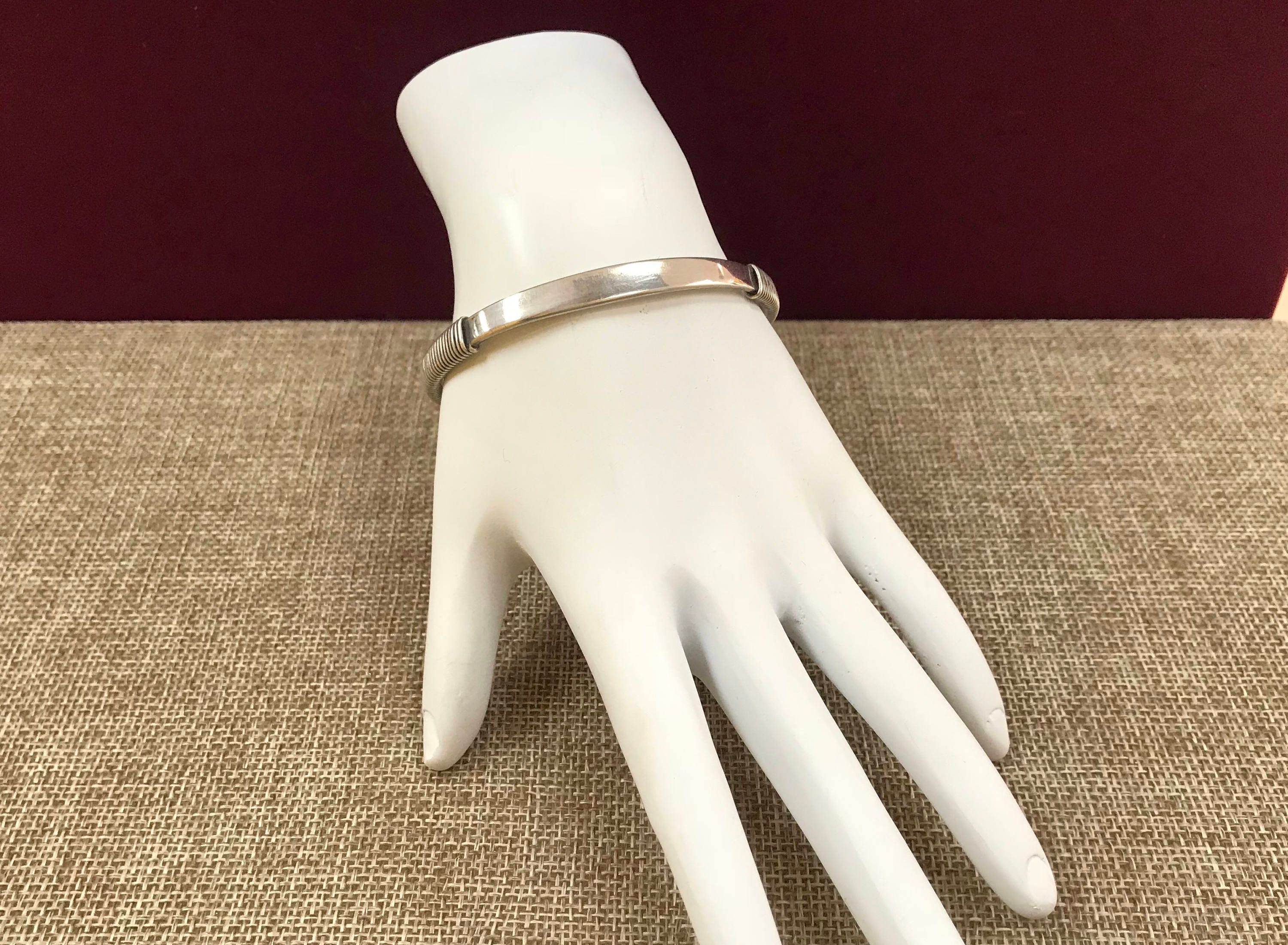 Vintage Sterling Silber Spirale Manschette Armband!!!  Kostenloser US Versand!!!