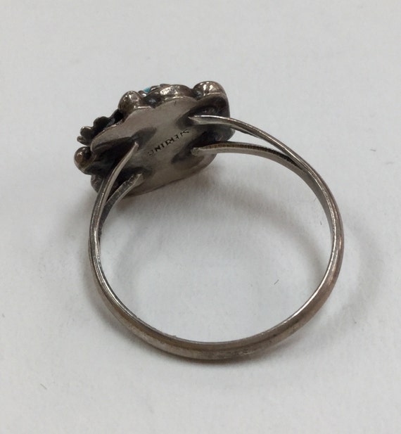 Amazing Vintage Native American Navajo 14k Gold Eagle Sterling Silver Ann Whitegoat Ring Amazing Vintage Native American Navajo 14k Gold Eagle Sterling Silver Ann Whitegoat Ring