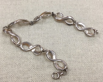 Vintage Sterling Silver Link Bracelet!!!!  Free US Shipping!!!