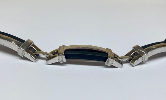 925 Solid Sterling Silver Men's Link Bracelet !!!… - image 3