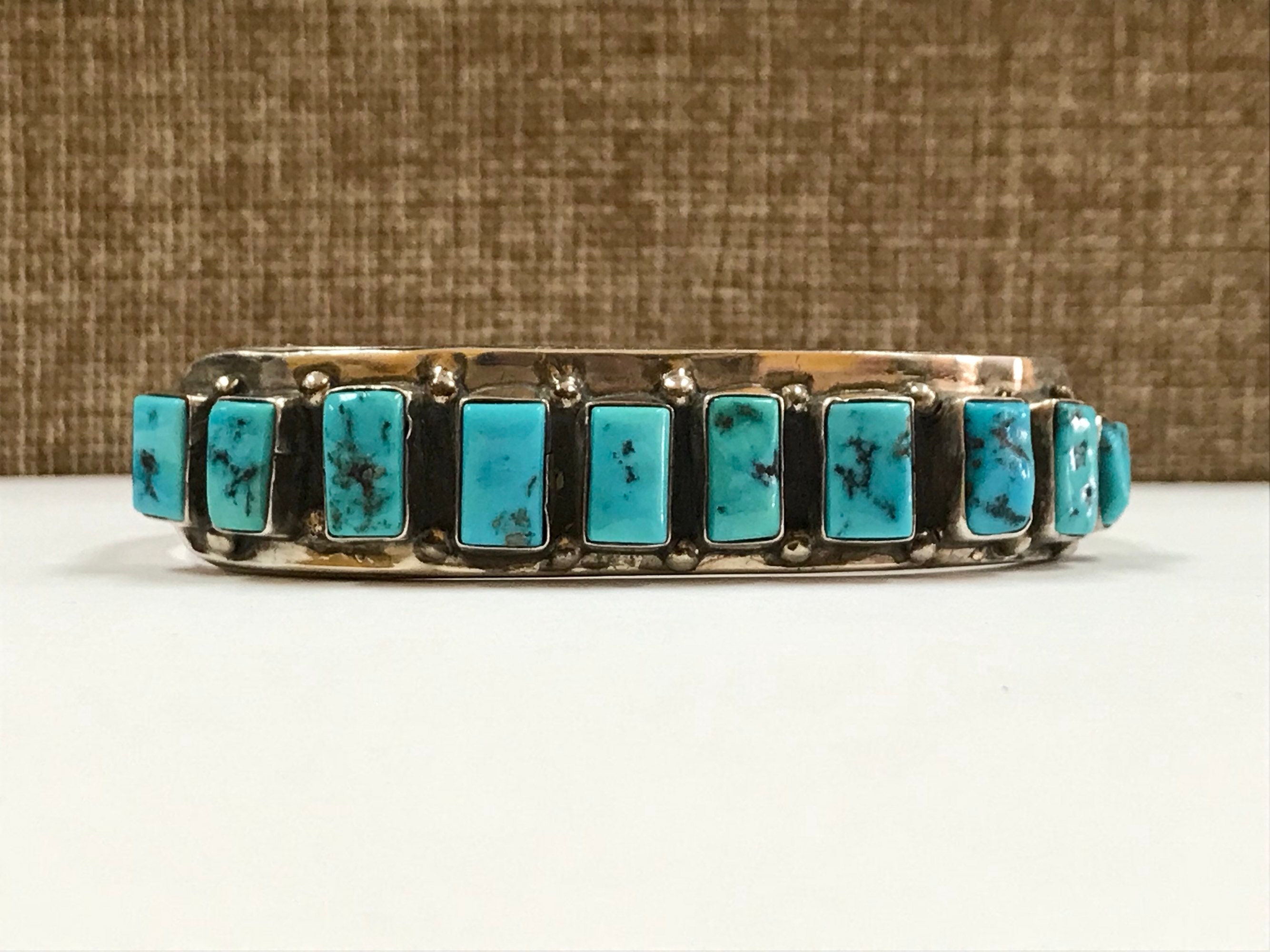 ヴィンテージ ネイティブ アメリカン スターリング シルバー カフ