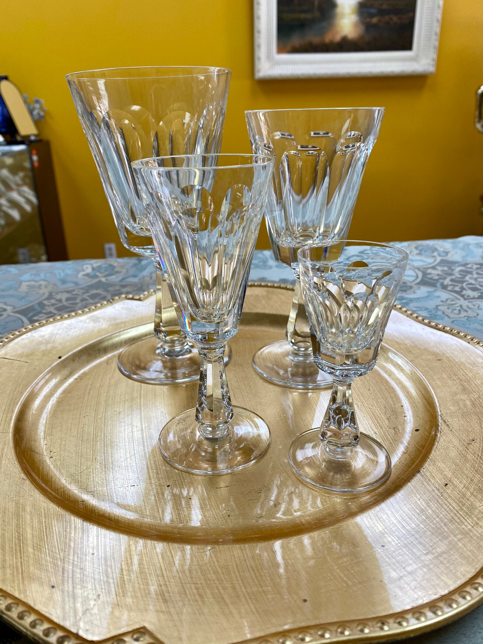 Vintage WATERFORD Crystal Sheila Pattern Set For Wine Glass Etsy