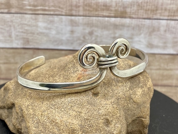 贈る結婚祝い Los メキシカンジュエリー Ballesteros バングル カフ シルバー アクセサリー