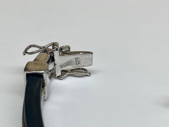 925 Solid Sterling Silver Men's Link Bracelet !!!… - image 5