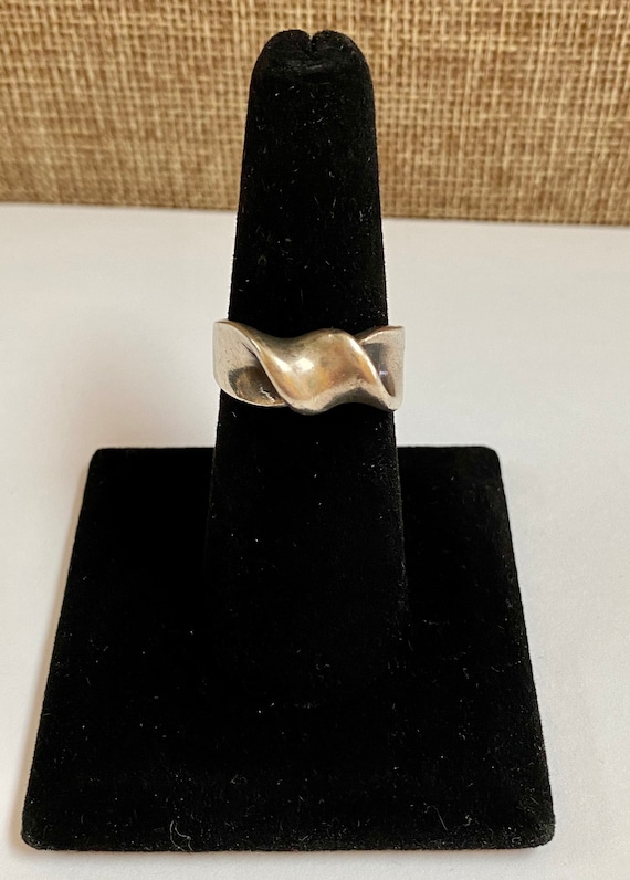 925 Heavy Solid Sterling Silver Ring !!! Size 6 1… - image 2