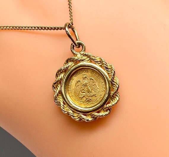 1945 Dos Pesos 2 Pesos Gold Coin In 14K Yellow Gold R Gem 1945-dos-pesos-2-pesos-gold-coin-in-14k-yellow-gold-r-gem
