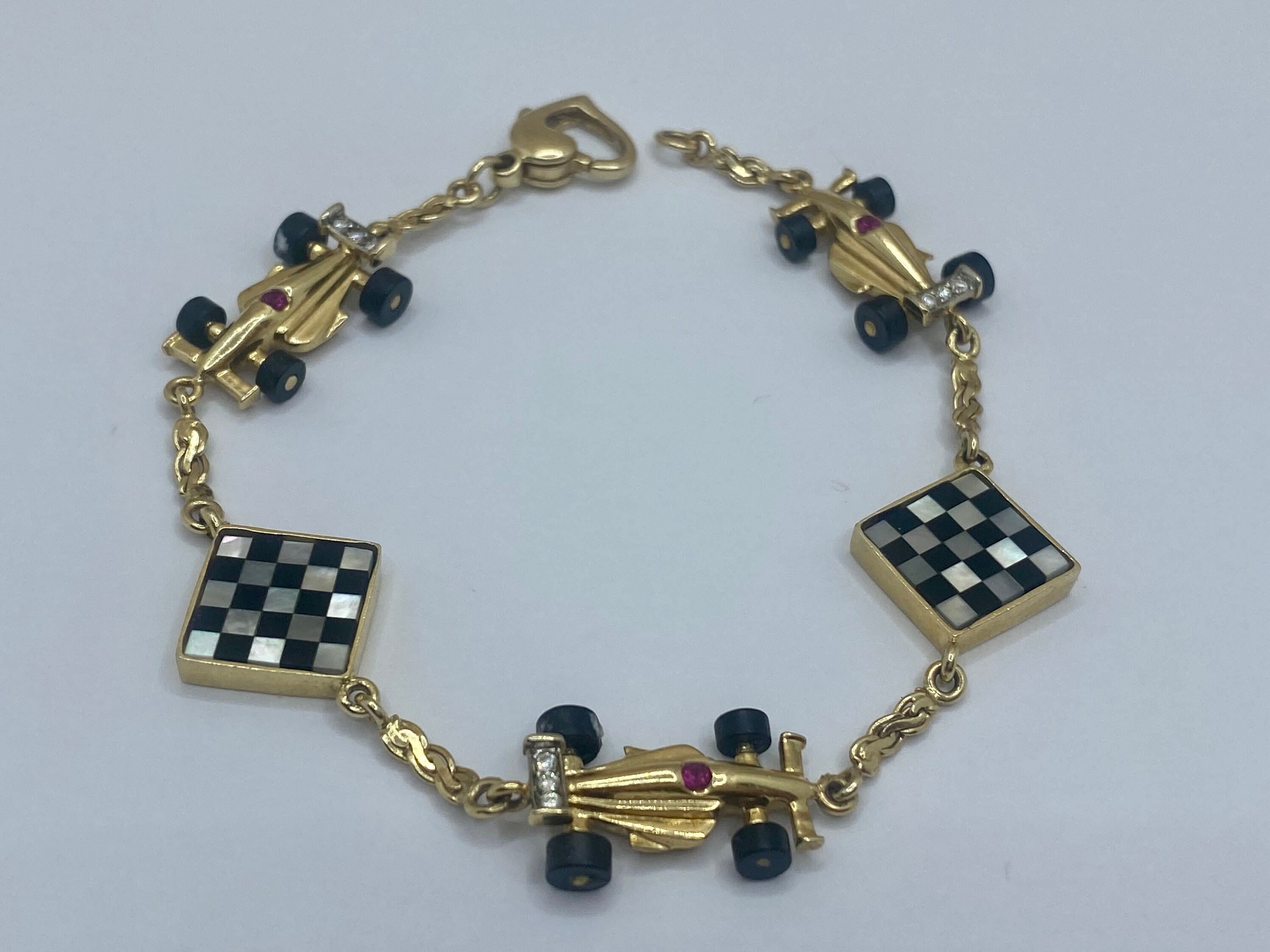 Car Part Charm Bracelet #3 - Driver's Bracelet