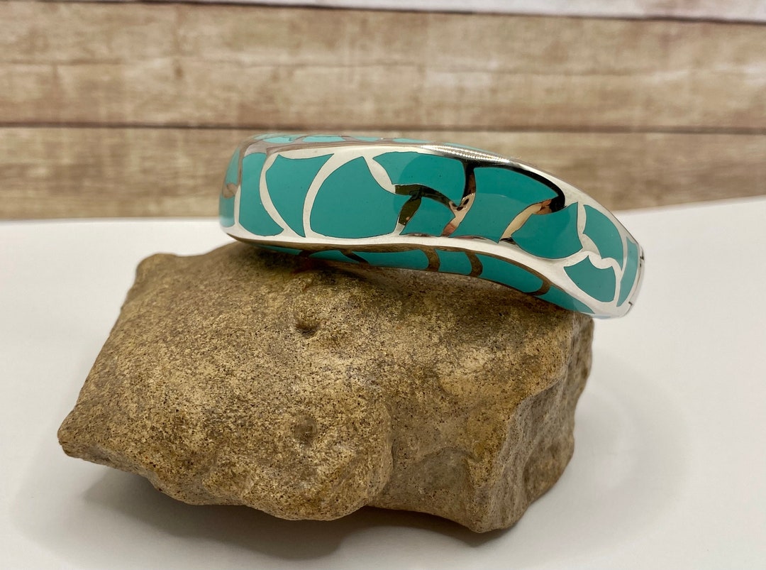 Bracelet FLLI Menegatti - Or Argenté Vermeil Imprimé Léopard - Occasion