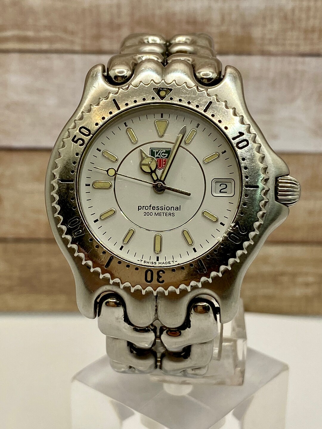 Vintage Tag Heuer WG1112-KO Professional Stainless Steel - Etsy Israel