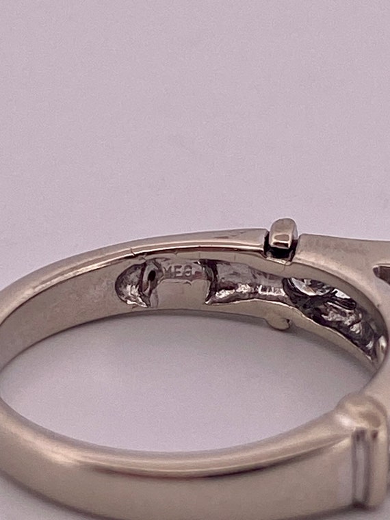 Beautiful MEGA 18K White Gold Diamond Ring!!!! Si… - image 9