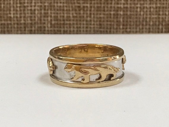 Solid 14K Yellow Gold Cartier Inspired 