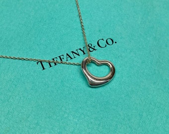 Tiffany & Co. Elsa Peretti, Spain 925 Sterling Silver Necklace